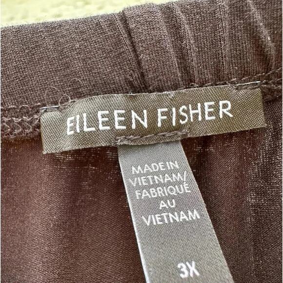 Eileen Fisher Pull On Walking Shorts Women's Size 3X Black Knit good condition - Picture 2 of 6